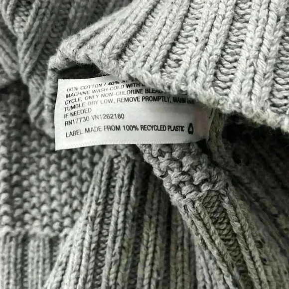 Goodfellow chunky knit cotton crewneck sweater - Picture 2 of 4